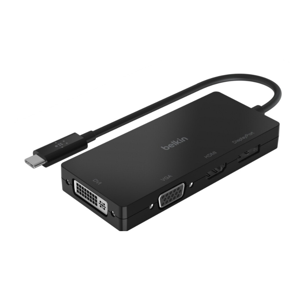Belkin-USB-C-video-adapter-HDMI-VGA-DVI-DisplayPort-cerny