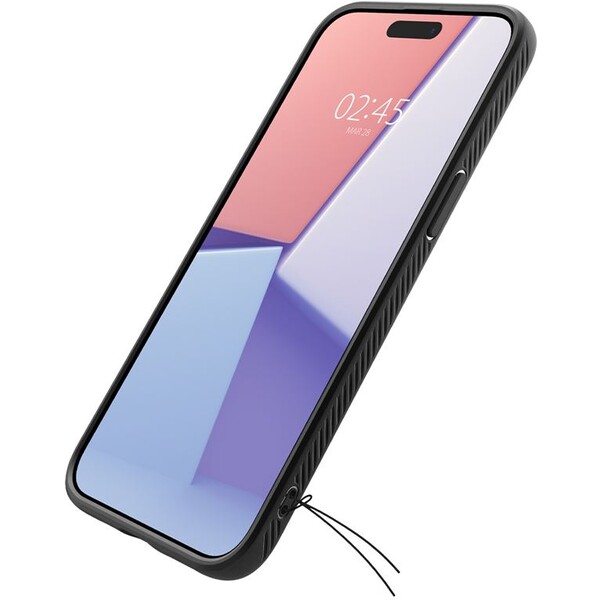 Spigen-Liquid-Air-kryt-iPhone-15-Pro-matne-cerny