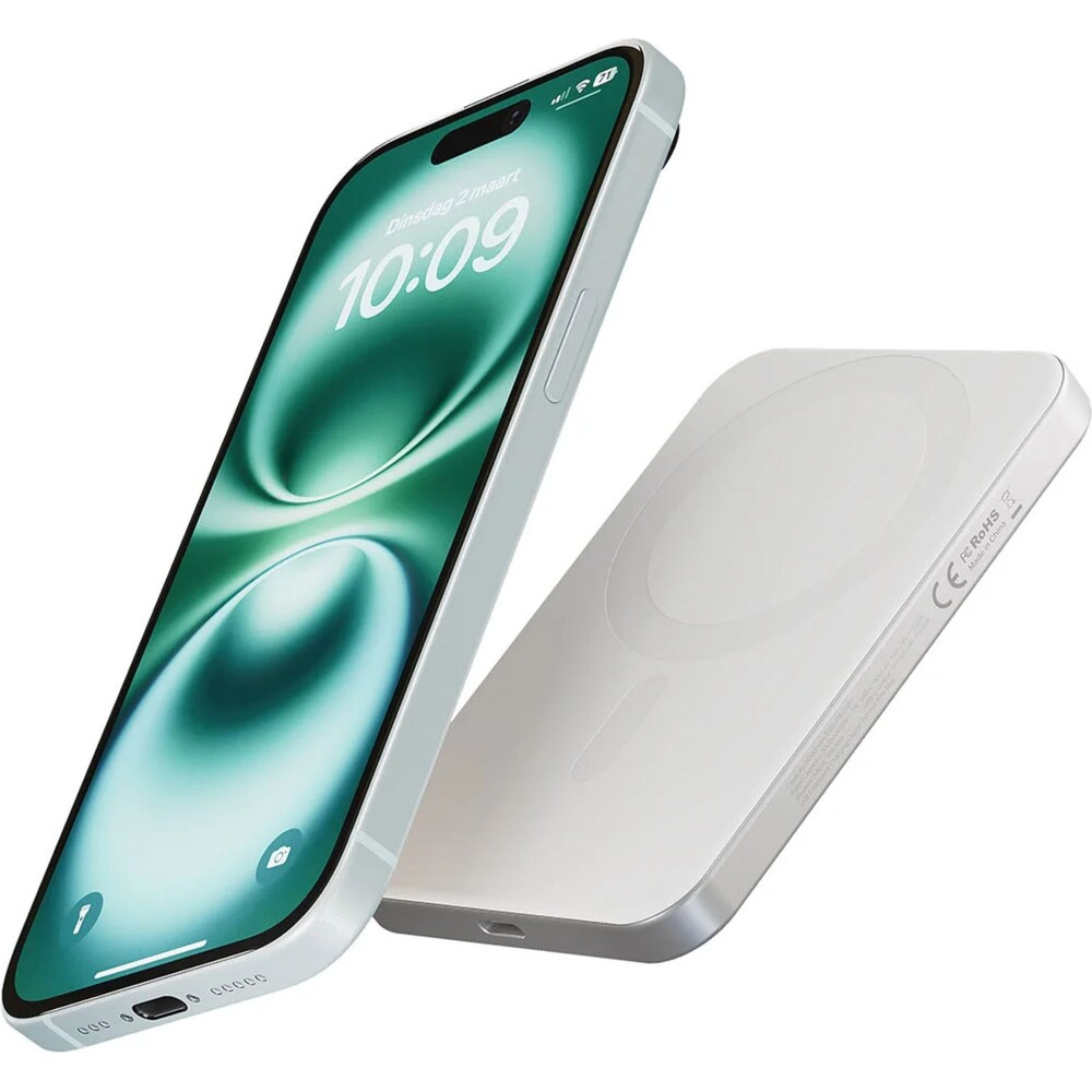 ZENS-Pro-1-MagSafe-Qi2-slim-powerbanka-5000-mAh-15-W-USB-C-bila