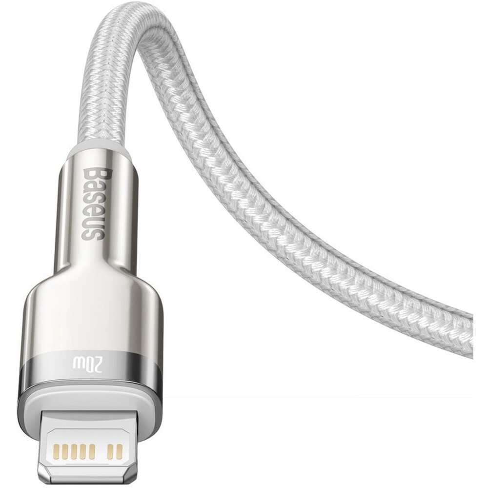 Baseus-Cafule-USB-C-Lightning-napajeci-kabel-20W-2m-bily