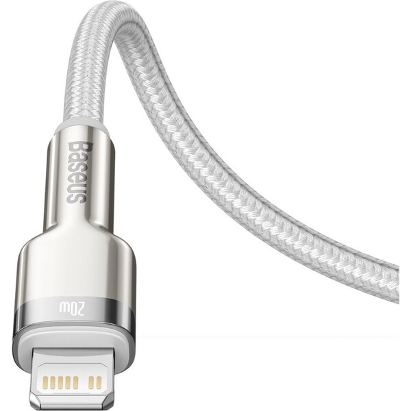 Baseus-Cafule-USB-C-Lightning-napajeci-kabel-20W-2m-bily