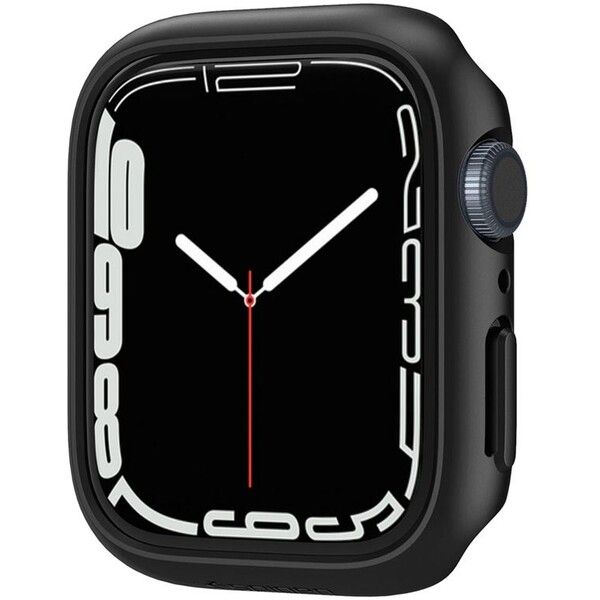 Spigen-Thin-Fit-pouzdro-Apple-Watch-9-8-7-45mm-cerne