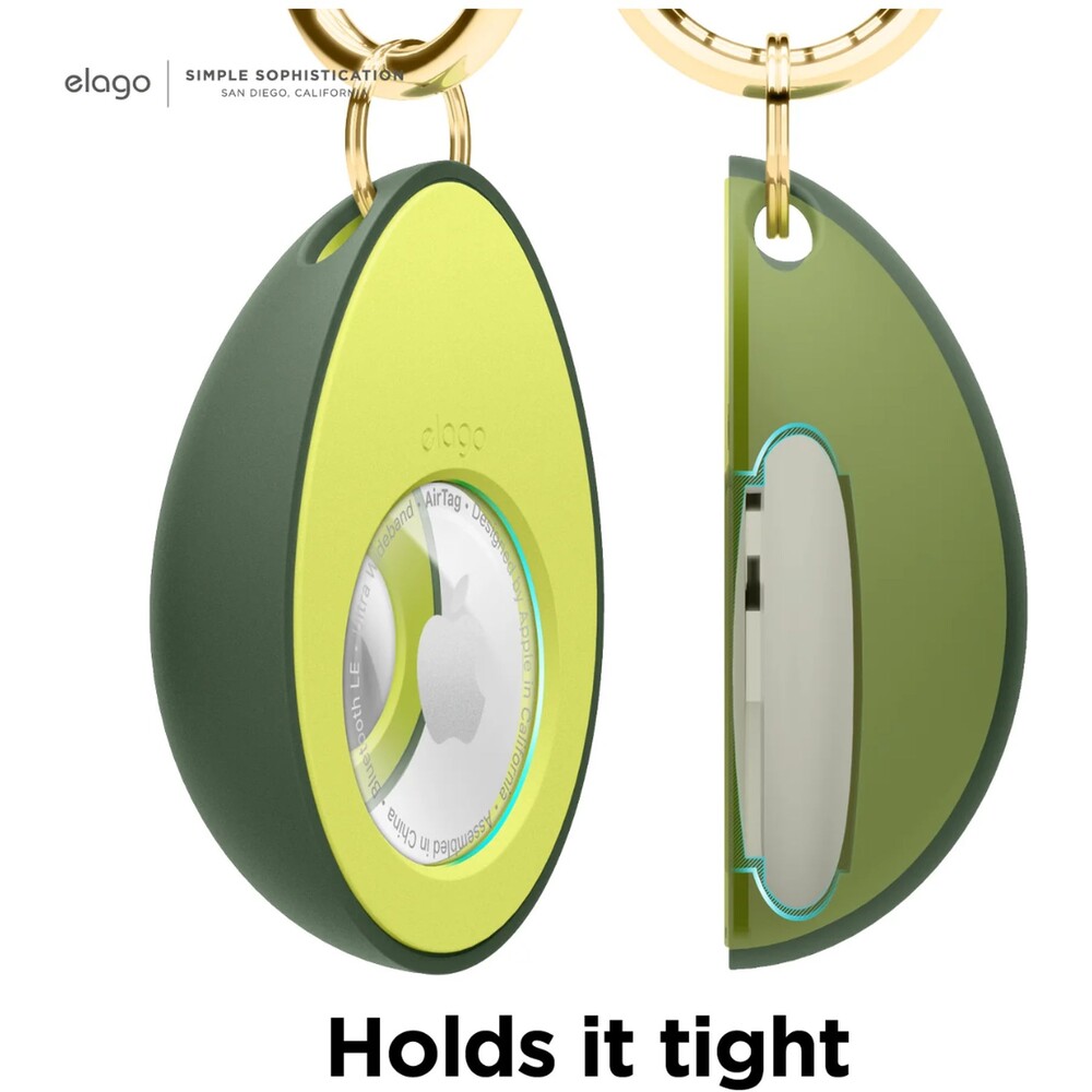 ELAGO-Avocado-pouzdro-pro-Apple-AirTag-zelene