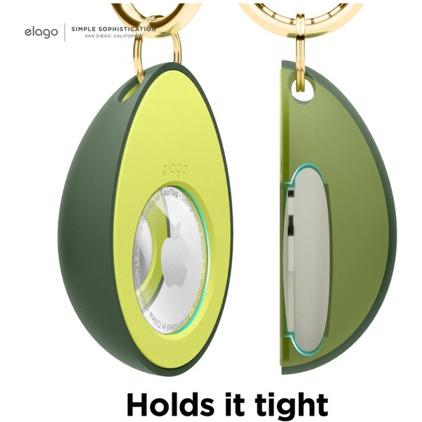 ELAGO-Avocado-pouzdro-pro-Apple-AirTag-zelene