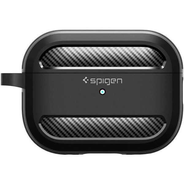 Spigen-Rugged-Armor-pouzdro-pro-AirPods-Pro-2-cerne
