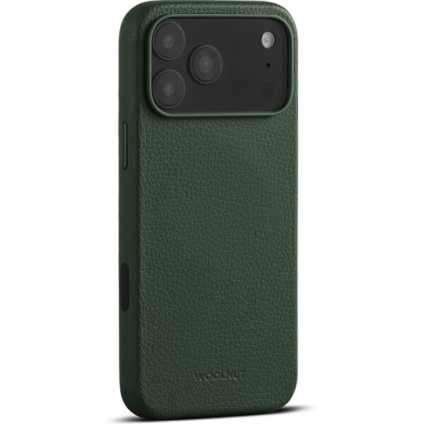 Woolnut-MagSafe-kozeny-kryt-iPhone-17-Pro-Max-tmave-zeleny