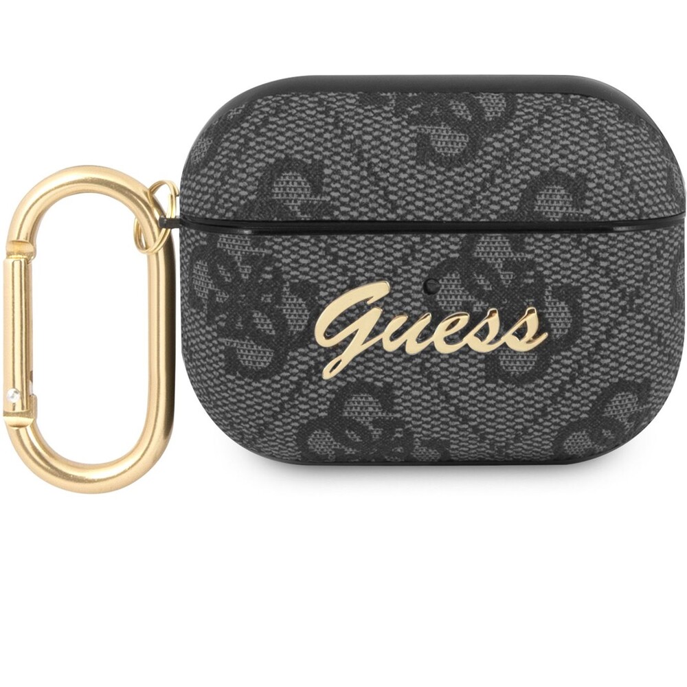 Guess-4G-Script-PC-PU-pouzdro-pro-Airpods-Pro-sede