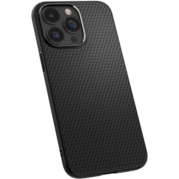 Spigen-Liquid-Air-kryt-iPhone-15-Pro-Max-matne-cerny