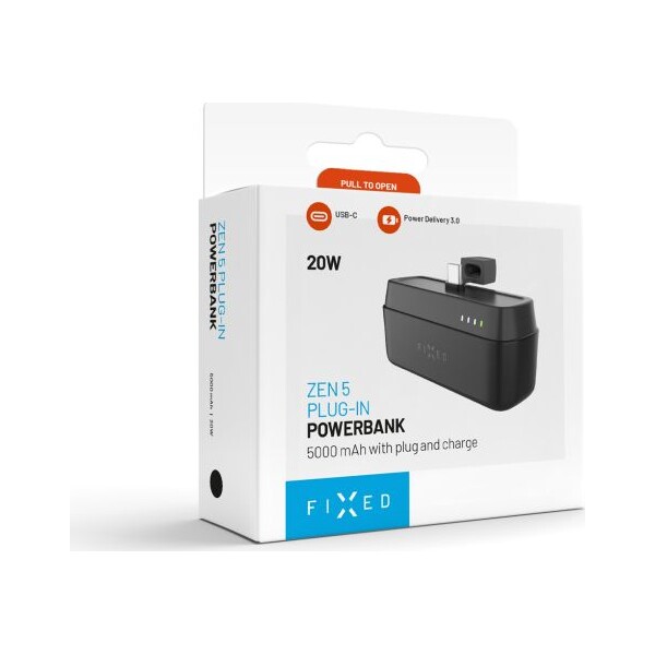 FIXED-Zen-5-Plug-in-powerbanka-PD-20W-5000-mAh-cerna
