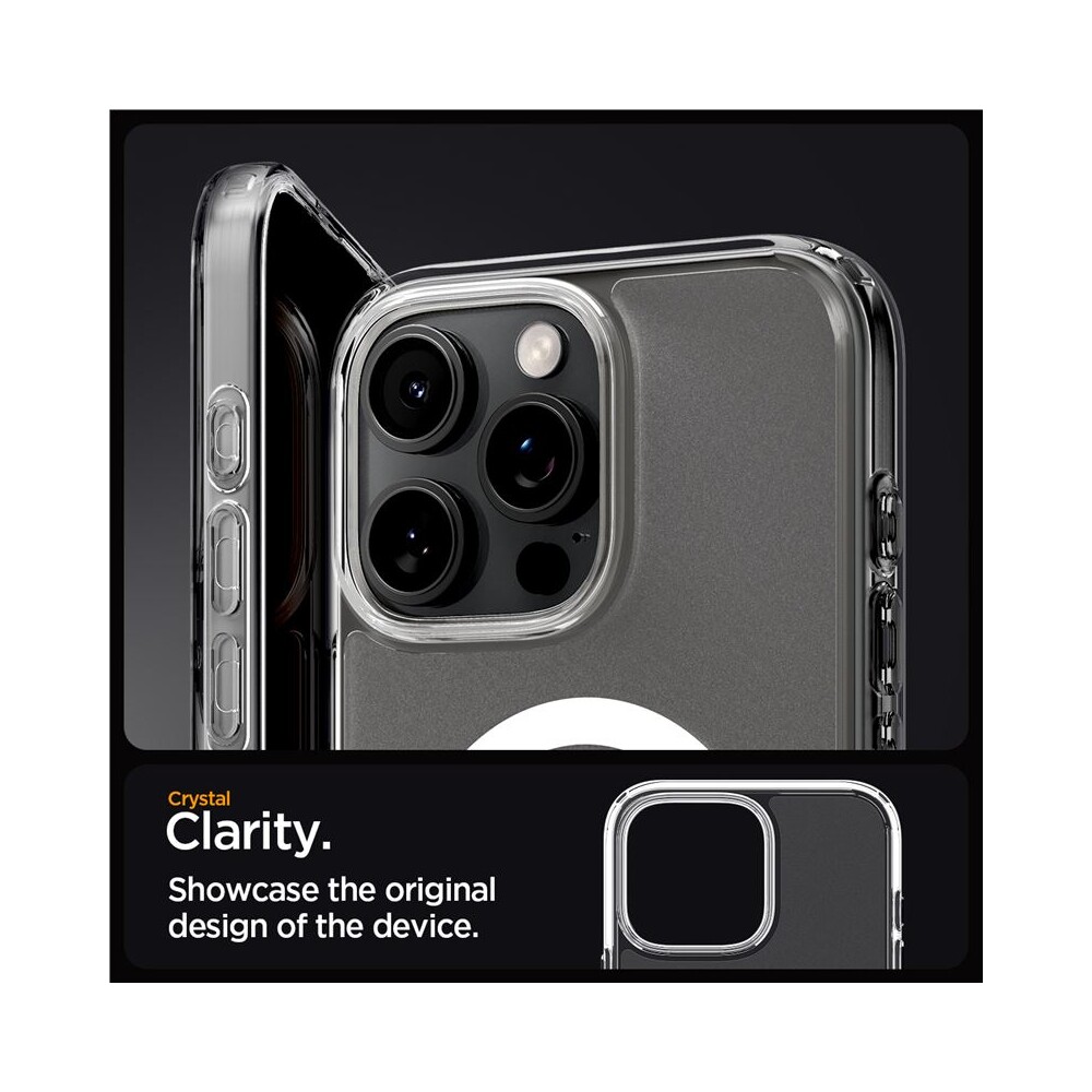 Spigen-Ultra-Hybrid-MagSafe-kryt-iPhone-16-Pro-frost-clear