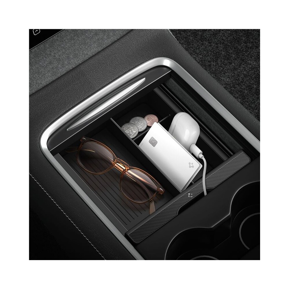 Spigen-Center-Console-Organizer-Tesla-Model-Y-3-cerny