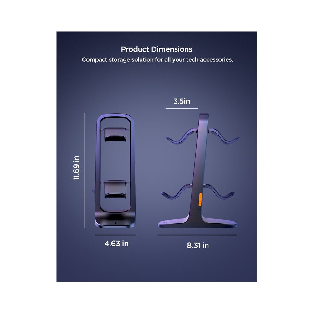 Spigen-VG400-Univerzalni-stojan-pro-herni-ovladace-a-sluchatka-cerny