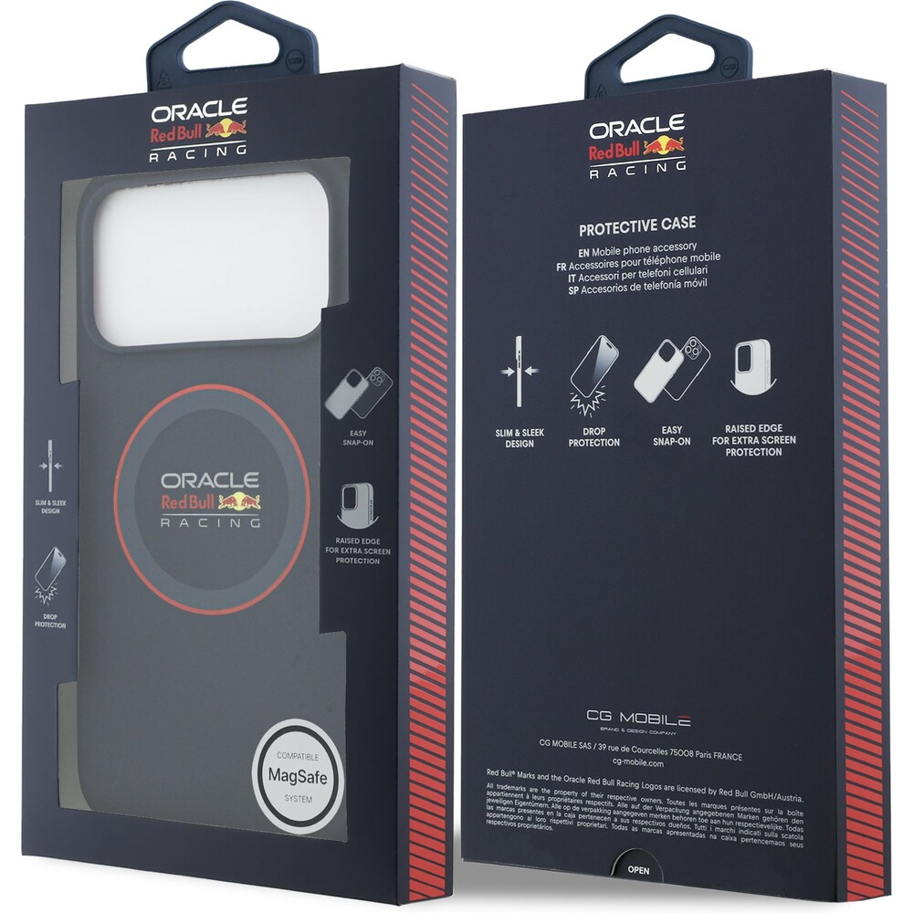 Oracle-Red-Bull-Silicone-Red-Ring-MagSafe-kryt-iPhone-17-Pro-Max-modry
