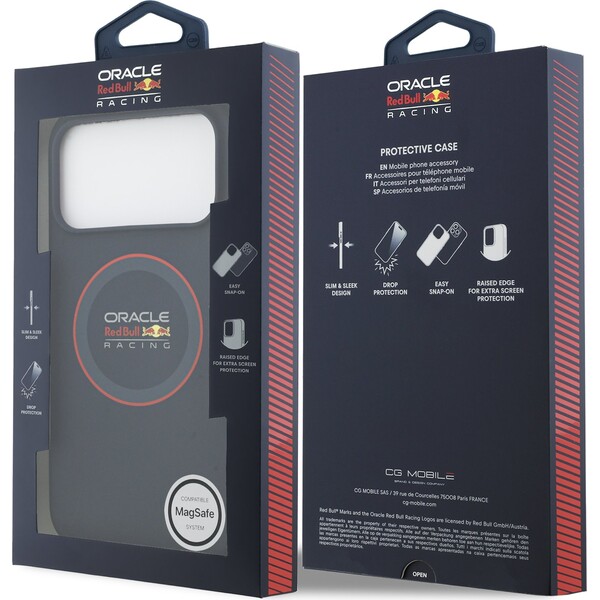 Oracle-Red-Bull-Silicone-Red-Ring-MagSafe-kryt-iPhone-17-Pro-Max-modry