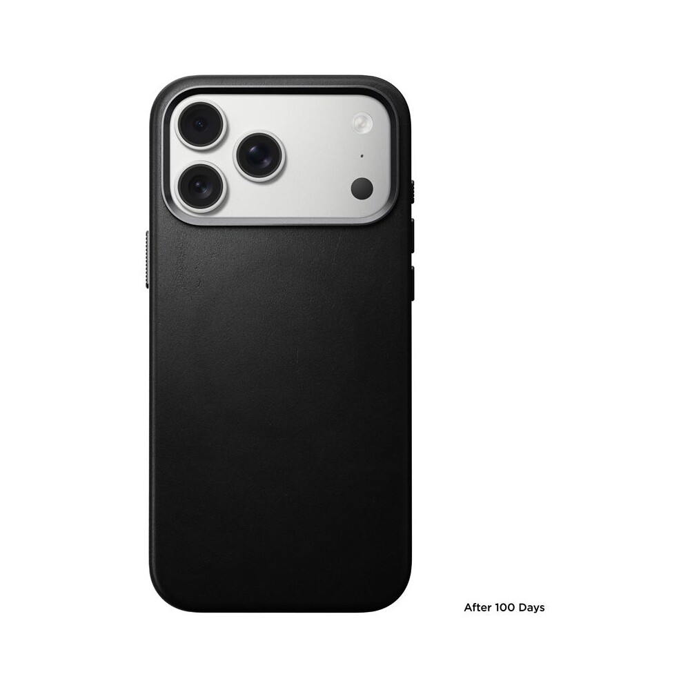 Nomad-Traditional-Leather-Case-MagSafe-kozeny-kryt-iPhone-17-Pro-Max-Black