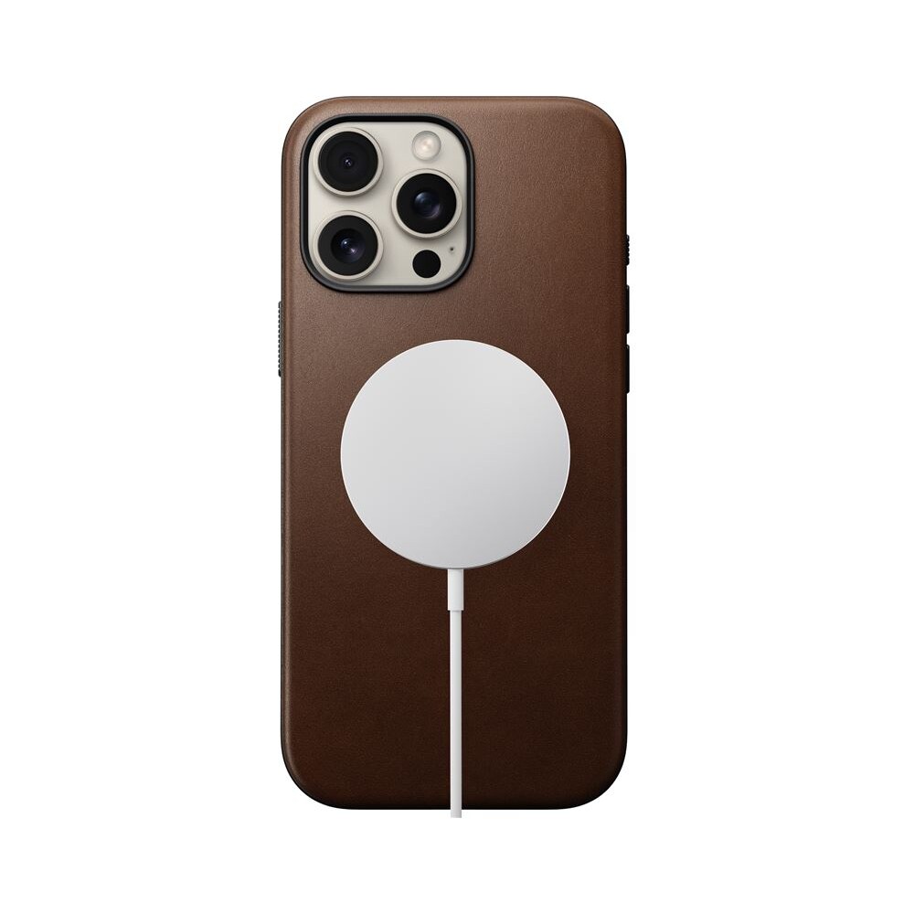 Nomad-Modern-Leather-Case-MagSafe-kryt-iPhone-16-Pro-Max-hnedy