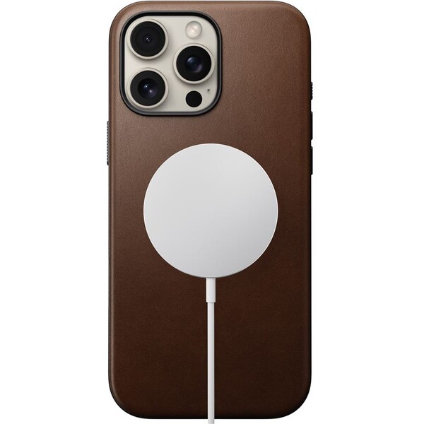 Nomad-Modern-Leather-Case-MagSafe-kryt-iPhone-16-Pro-Max-hnedy