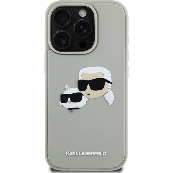 Karl-Lagerfeld-3D-Rubber-Double-Heads-kryt-iPhone-16-Pro-Max-bezovy