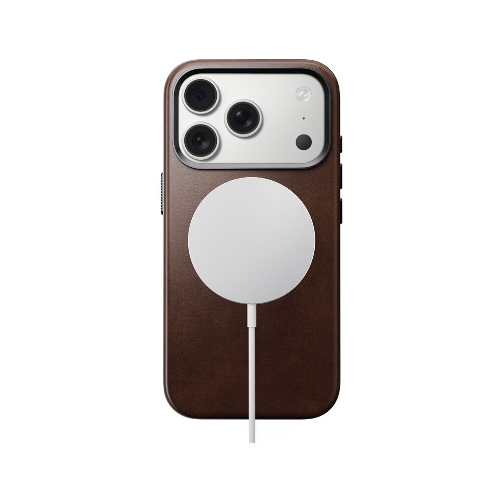 Nomad-Traditional-Leather-Case-Horween-MagSafe-kozeny-kryt-iPhone-17-Pro-Rustic-Brown