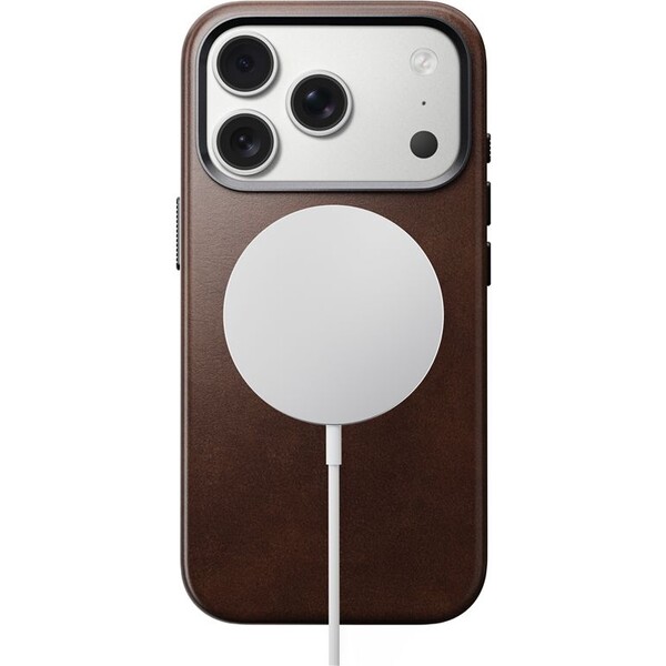 Nomad-Traditional-Leather-Case-Horween-MagSafe-kozeny-kryt-iPhone-17-Pro-Rustic-Brown