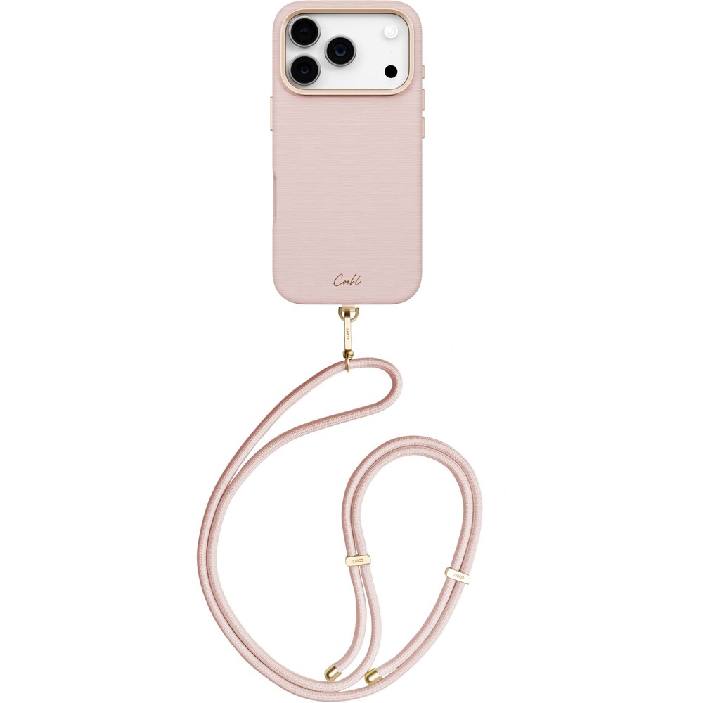 UNIQ-Coehl-Mirelle-MagSafe-kryt-s-poutkem-iPhone-17-Pro-Shell-Pink