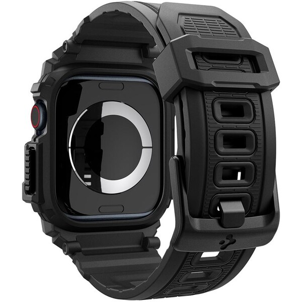 Spigen-Rugged-Armor-Pro-reminek-s-pouzdrem-Apple-Watch-10-11-42mm-matne-cerny