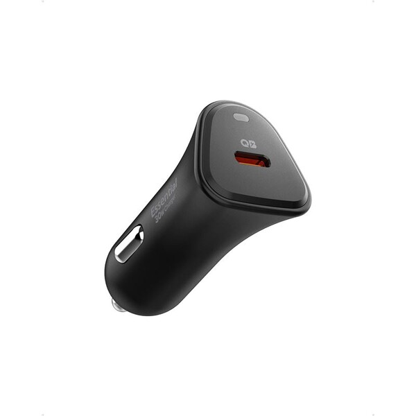 Spigen-Essential-30W-USB-C-nabijecka-do-auta-EV301-cerna