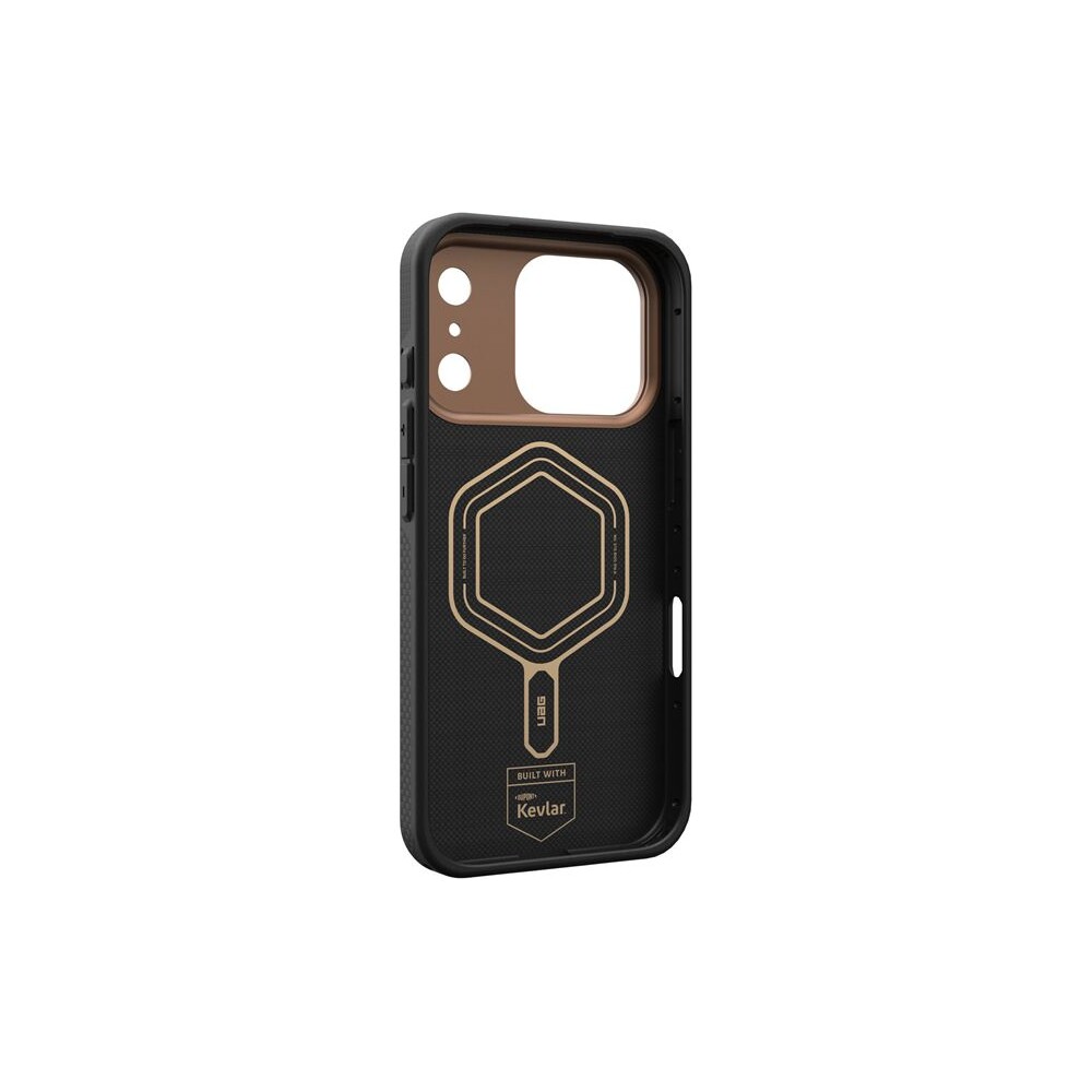 UAG-Fibr-Armr-MagSafe-kryt-iPhone-17-Pro-kevlar-cerny-bronzovy
