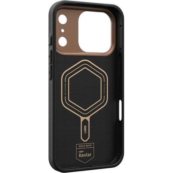 UAG-Fibr-Armr-MagSafe-kryt-iPhone-17-Pro-kevlar-cerny-bronzovy