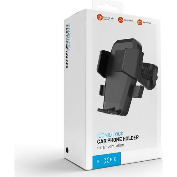 FIXED-Iconiq-Lock-univerzalni-drzak-do-auta-s-uchytem-do-ventilacni-mrizky-cerny