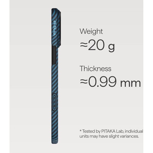 Pitaka-Ultra-Slim-Case-MagSafe-kryt-iPhone-17-Pro-Blue-Grey