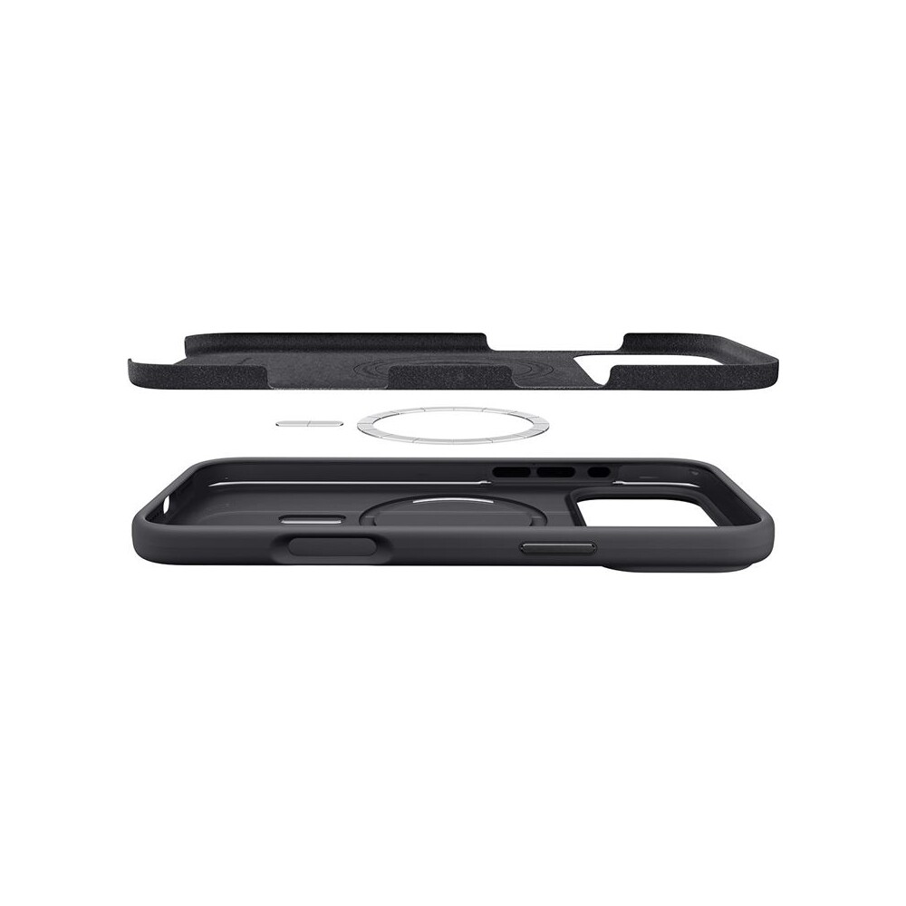Spigen-Silicone-Fit-MagSafe-kryt-iPhone-17-Pro-black