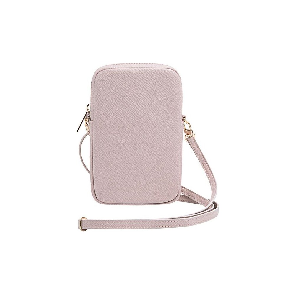 Guess-PU-Grained-4G-Metal-Logo-taska-na-telefon-se-zipem-ruzova