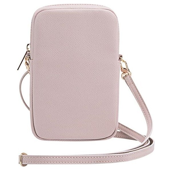 Guess-PU-Grained-4G-Metal-Logo-taska-na-telefon-se-zipem-ruzova