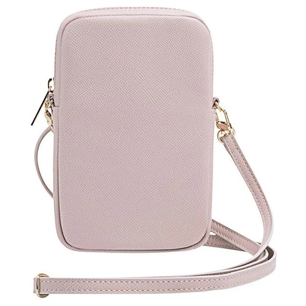 Guess PU Grained 4G Metal Logo taška na telefon se zipem růžová - Pouzdra - Obrázek 8cb8378b6bbb43ae9845dceab6e6b3ad