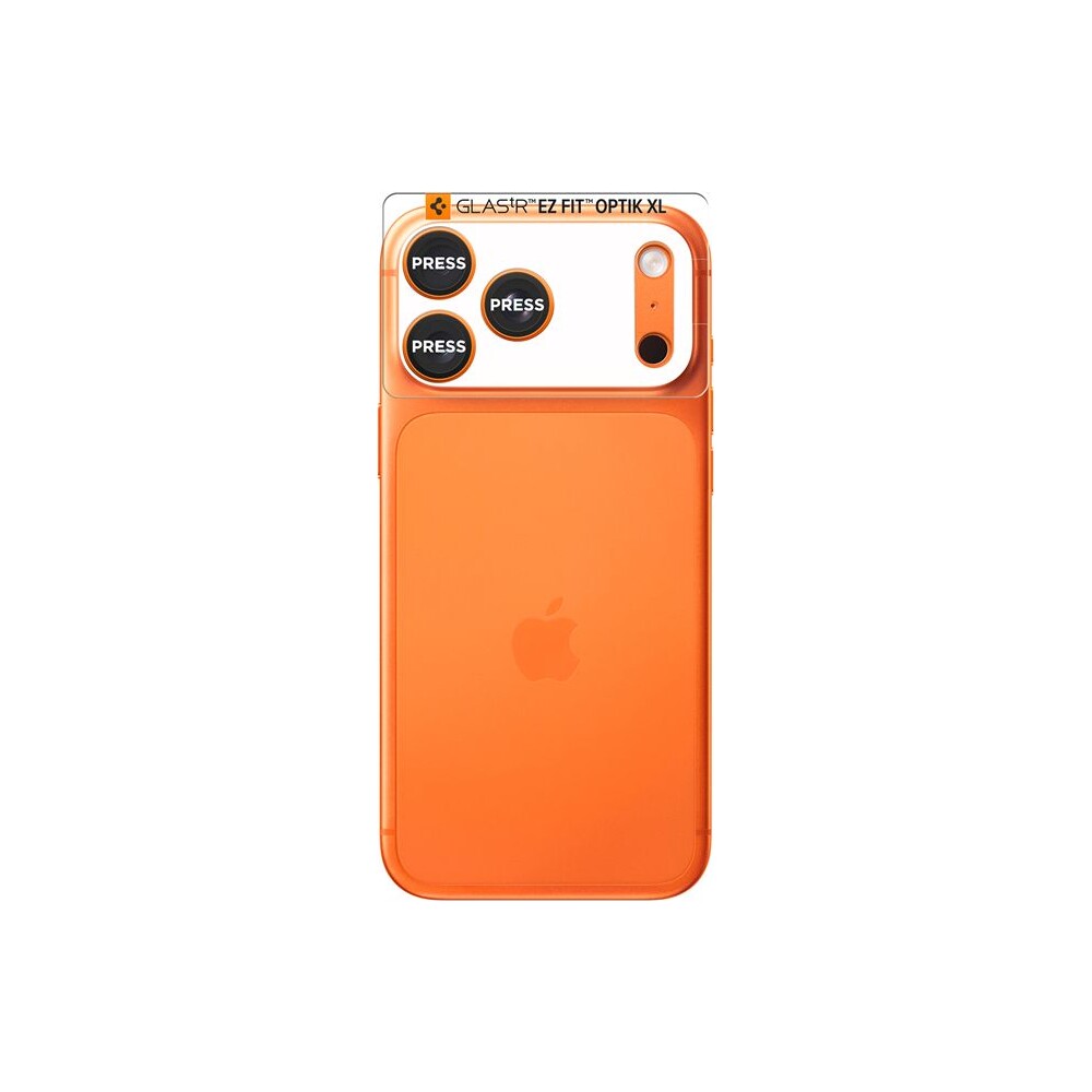 Spigen-Glass-tR-EZ-Fit-Optik-Pro-XL-sklo-na-fotoaparat-iPhone-17-Pro-oranzove