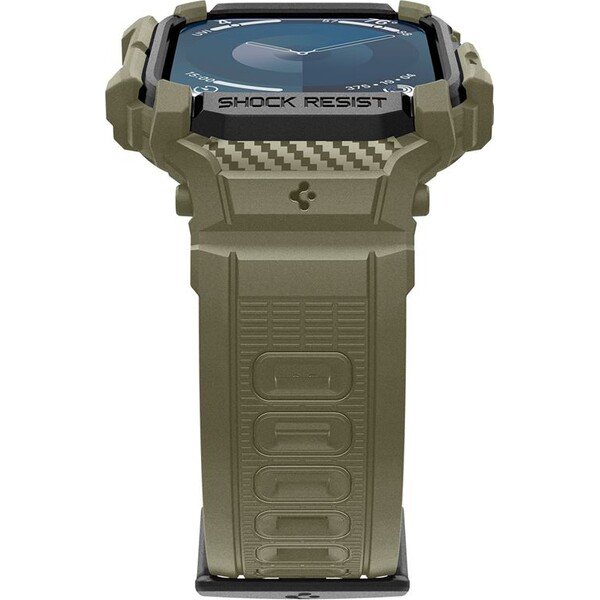 Spigen-Rugged-Armor-Pro-reminek-s-pouzdrem-Apple-Watch-10-11-46mm-zeleny