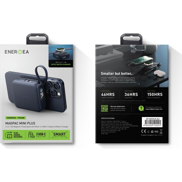 ENERGEA-MagPac-Mini-Plus-MagSafe-powerbanka-s-kabelem-10000mAh-modra