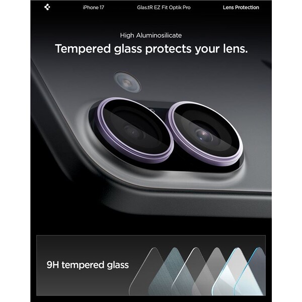 Spigen-Glass-tR-EZ-Fit-Optik-Pro-skla-iPhone-17-purple-2-ks-