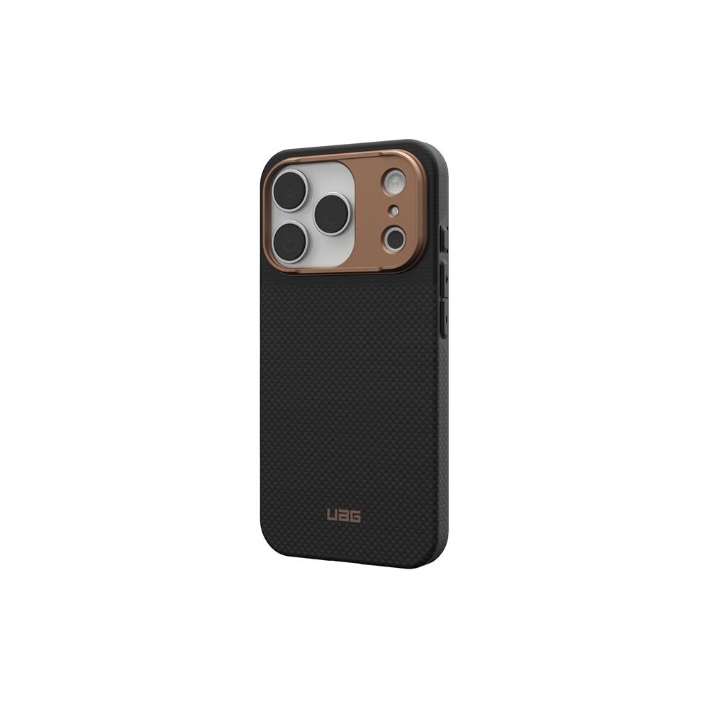UAG-Fibr-Armr-MagSafe-kryt-iPhone-17-Pro-kevlar-cerny-bronzovy