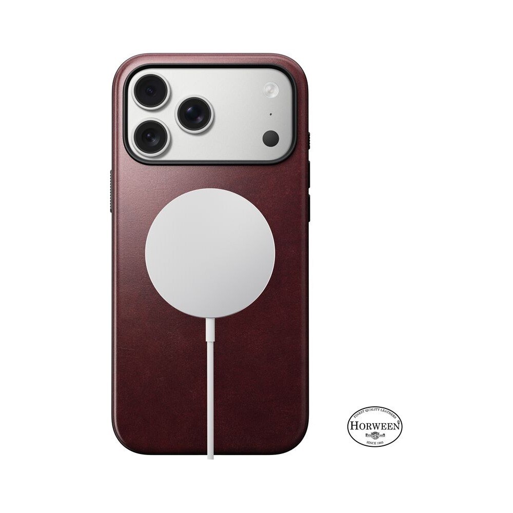 Nomad-Modern-Leather-Case-Horween-MagSafe-kozeny-kryt-iPhone-17-Pro-Max-Burgundy