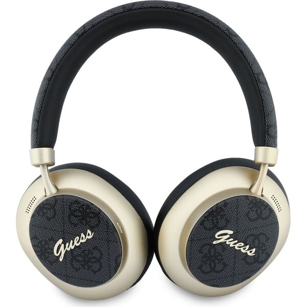 Guess-PU-4G-Gold-Script-Metal-Logo-ENC-bezdratova-sluchatka-cerna