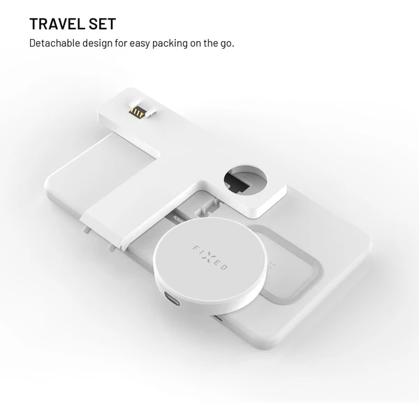 FIXED MagPowerstation 3v1 bezdrátový nabíječka s MagSafe bílá - Nabíječky - Obrázek 8e18ea66d87547178555eb42be5151d8