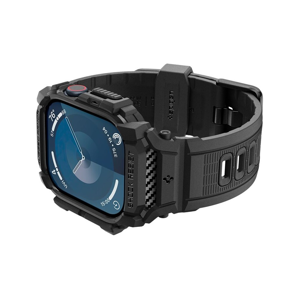 Spigen-Rugged-Armor-Pro-reminek-s-pouzdrem-Apple-Watch-10-11-42mm-matne-cerny