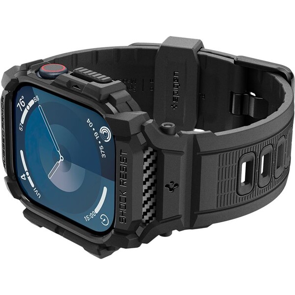 Spigen-Rugged-Armor-Pro-reminek-s-pouzdrem-Apple-Watch-10-11-42mm-matne-cerny