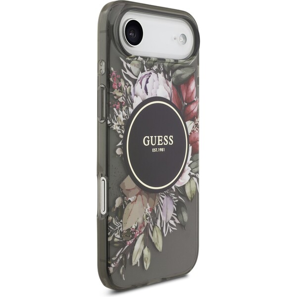 Guess-IML-Flowers-Strap-MagSafe-kryt-iPhone-Air-cerny