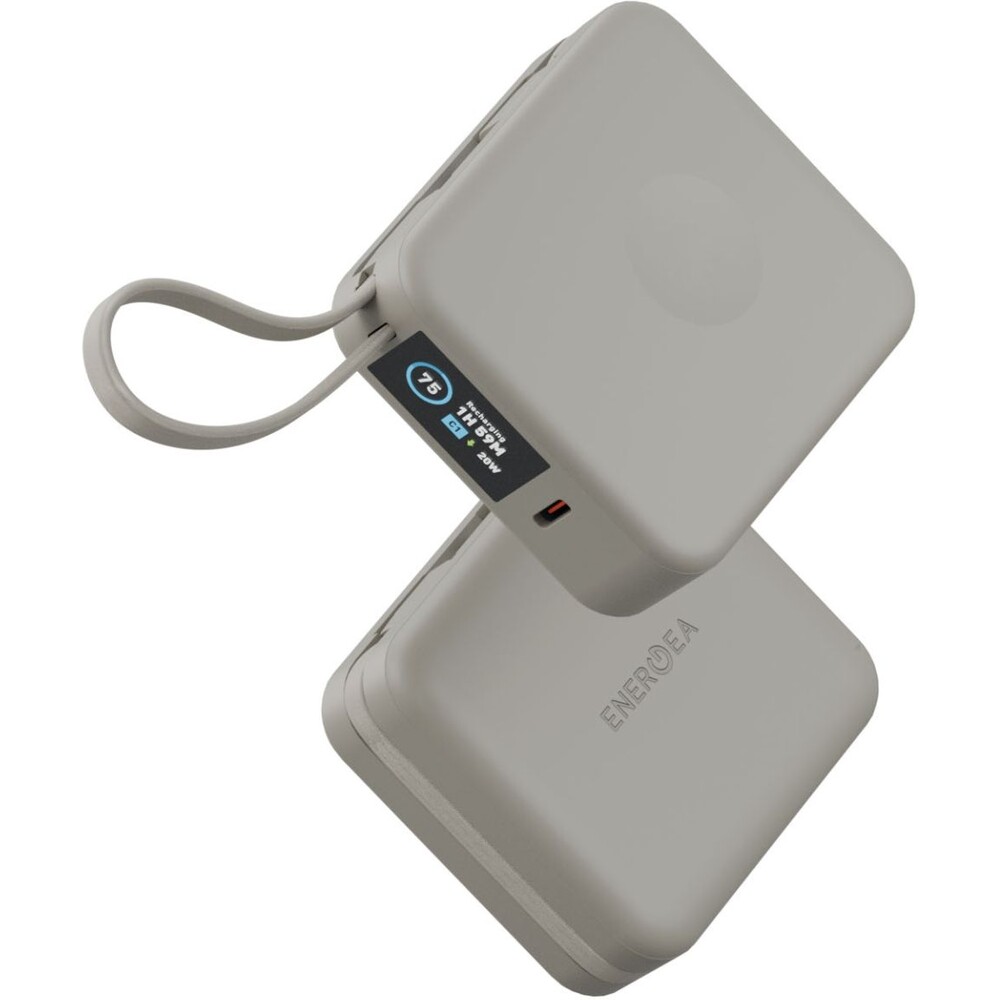 ENERGEA-MagPac-Mini-Plus-MagSafe-powerbanka-s-kabelem-10000mAh-bezova