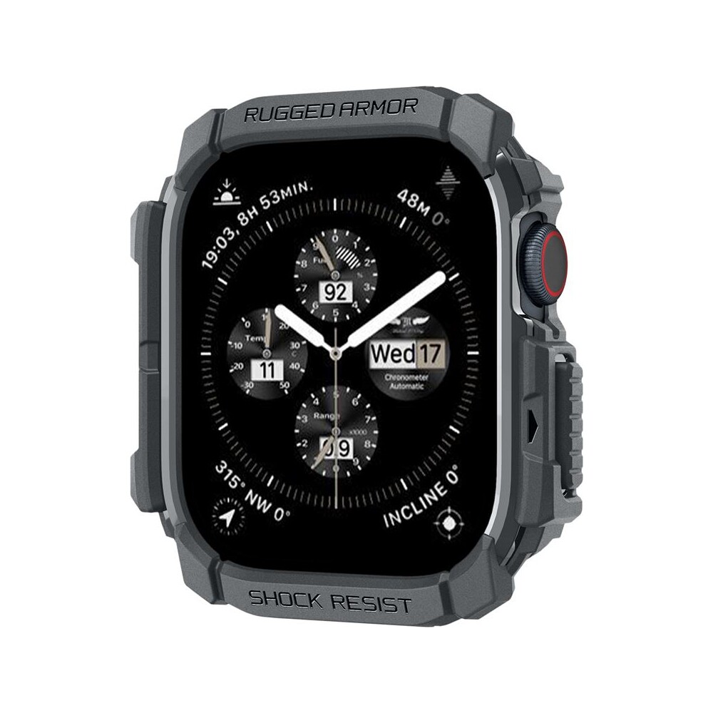 Spigen-Rugged-Armor-kryt-pro-Apple-Watch-10-11-46mm-tmave-sedy