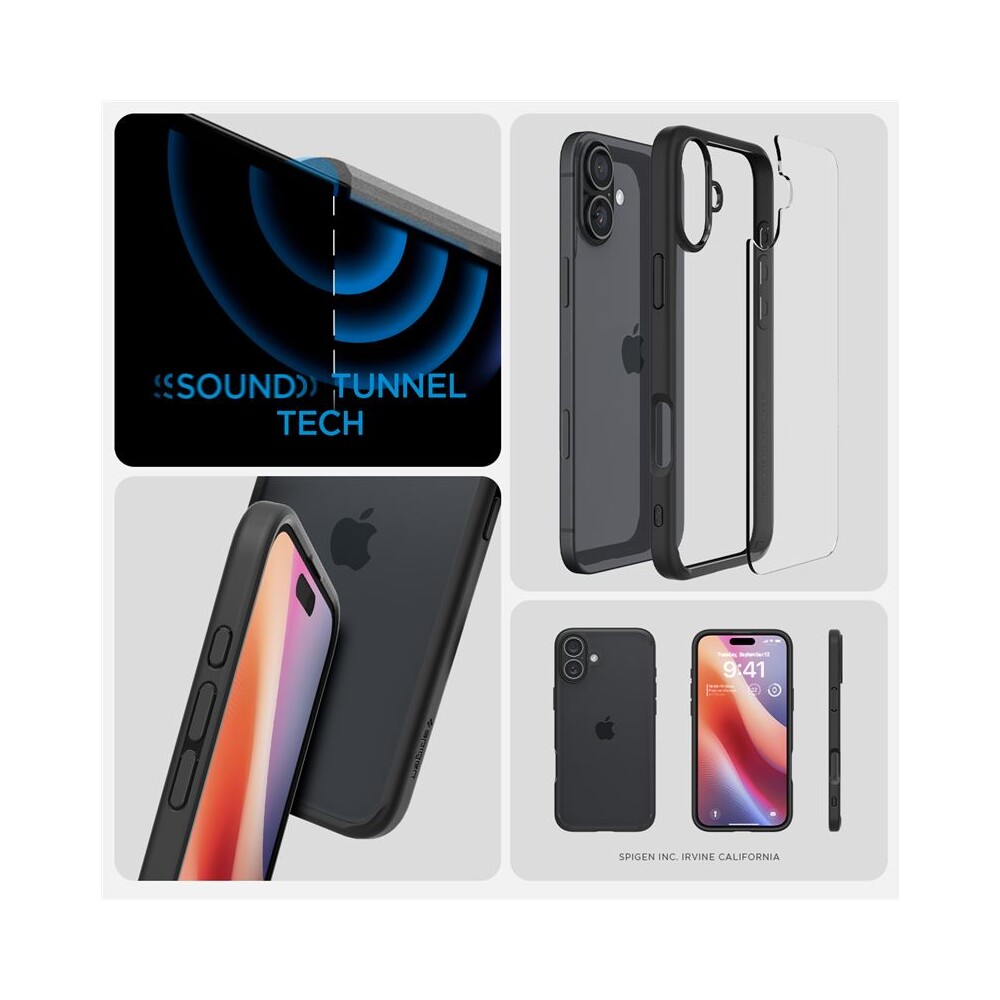 Spigen-Ultra-Hybrid-kryt-iPhone-16-matte-black