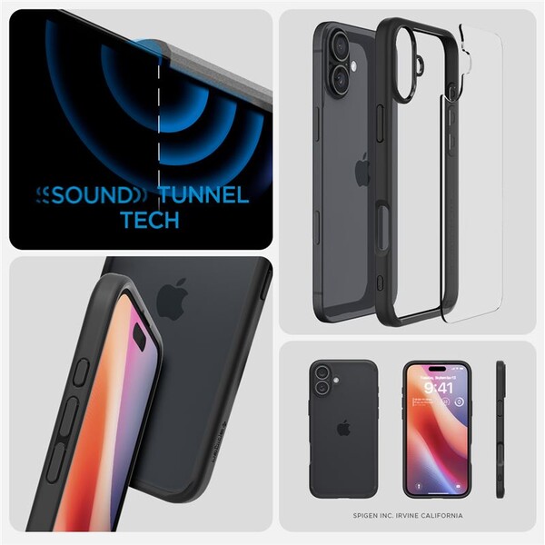 Spigen-Ultra-Hybrid-kryt-iPhone-16-matte-black